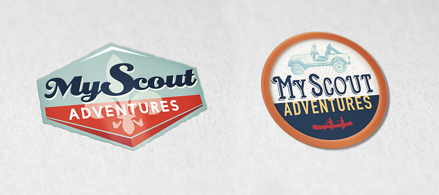 My Scout Adventure logo options